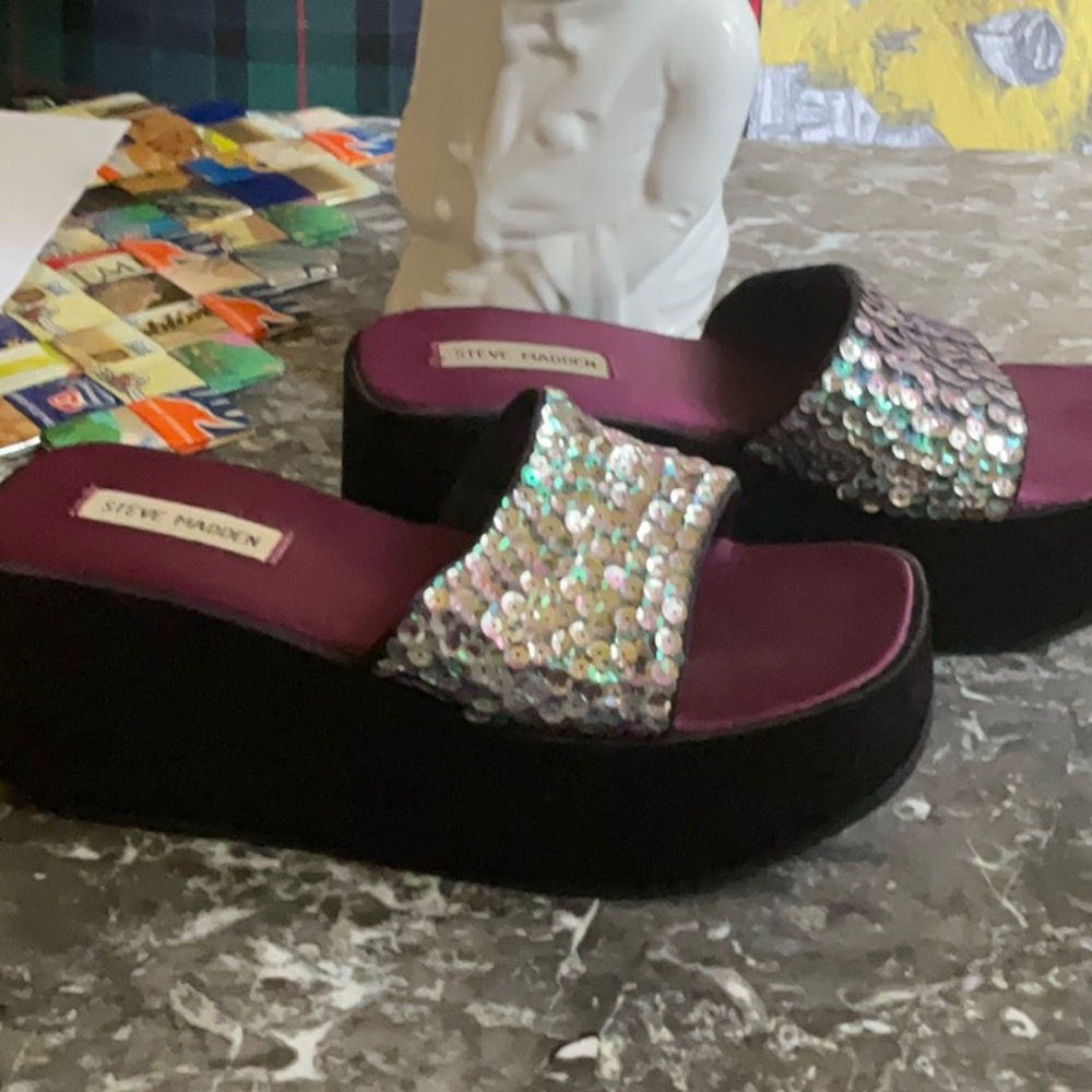 Steve Madden Platform Slides - image 3